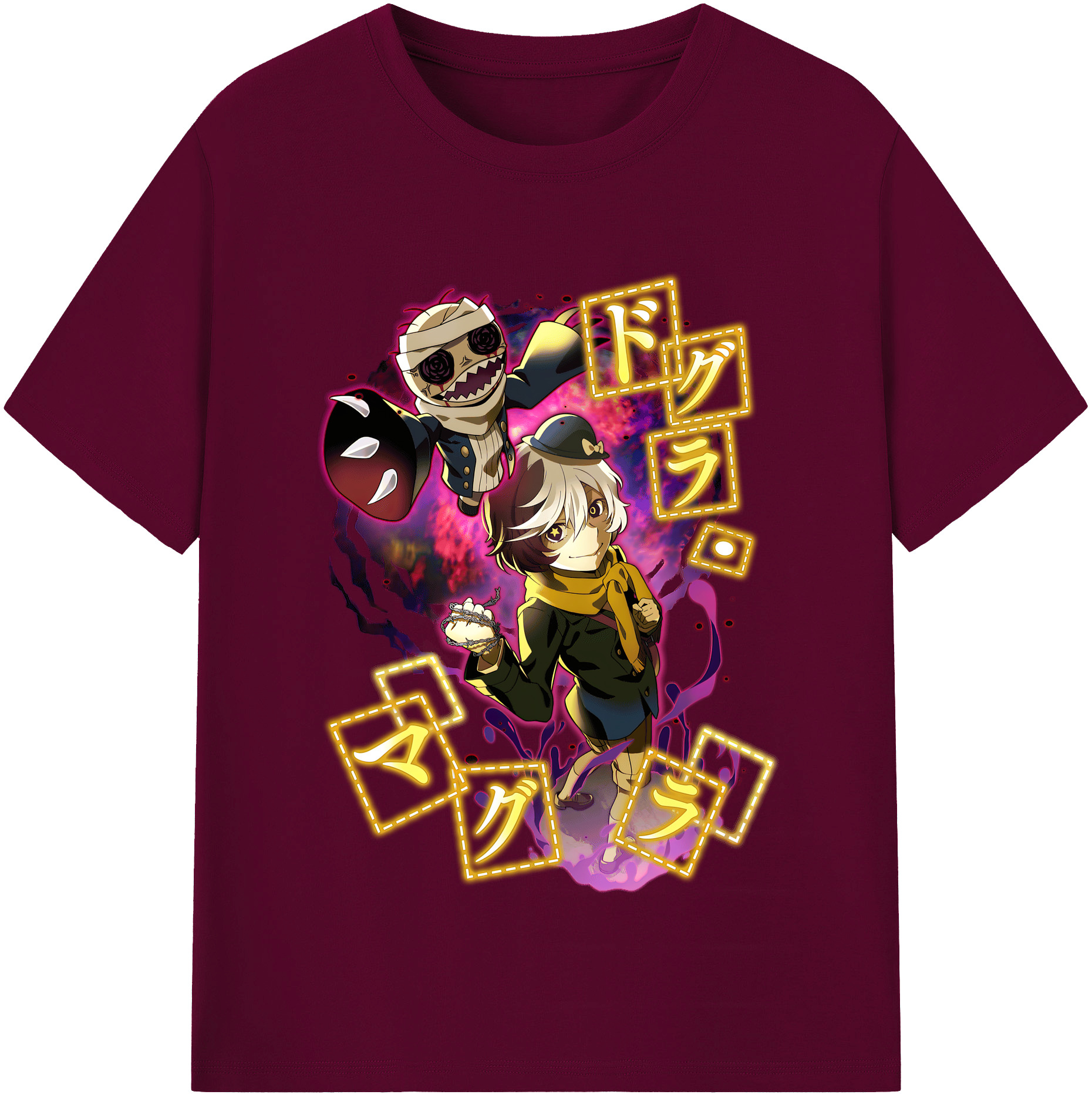 （画像用） 文豪ストレイドッグス Bungo Stray Dogs レディースカジュアルプリントTシャツ（綿100％）